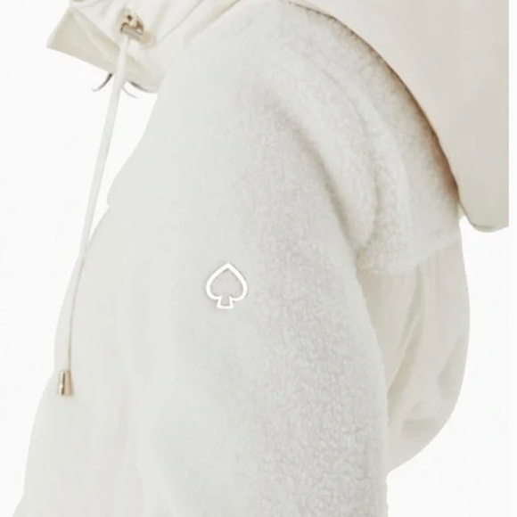 Kate Spade mixed media Sherpa jacket. XL. New. - Picture 3 of 6